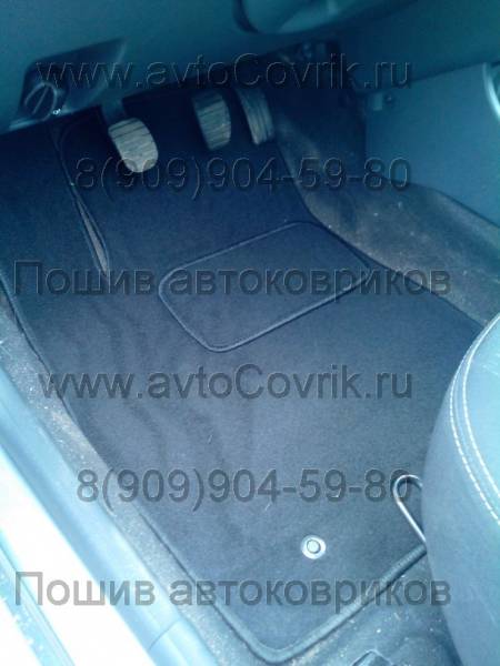 Велюровые коврики в салон Nissan Murano 2 (Z51)(Ниссан Мурано 2) 2007-2011 ДОРЕСТАЙЛ
